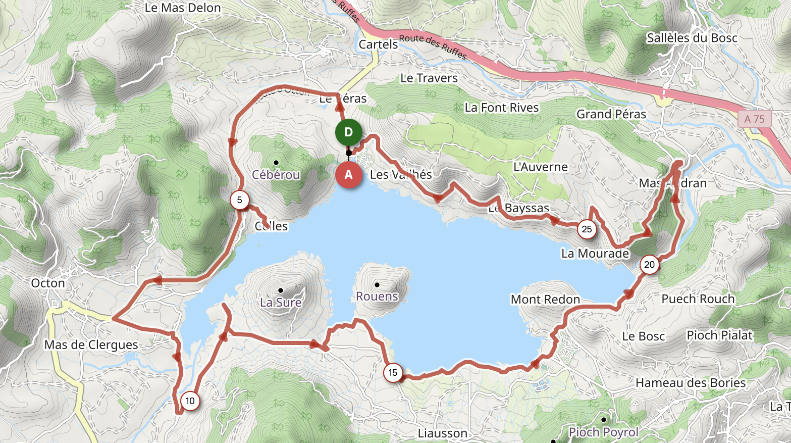 Carte du parcours