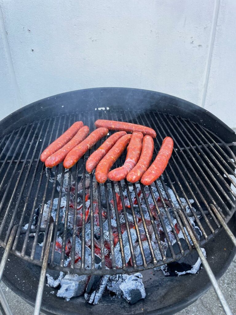 BBQ à l'arrivée