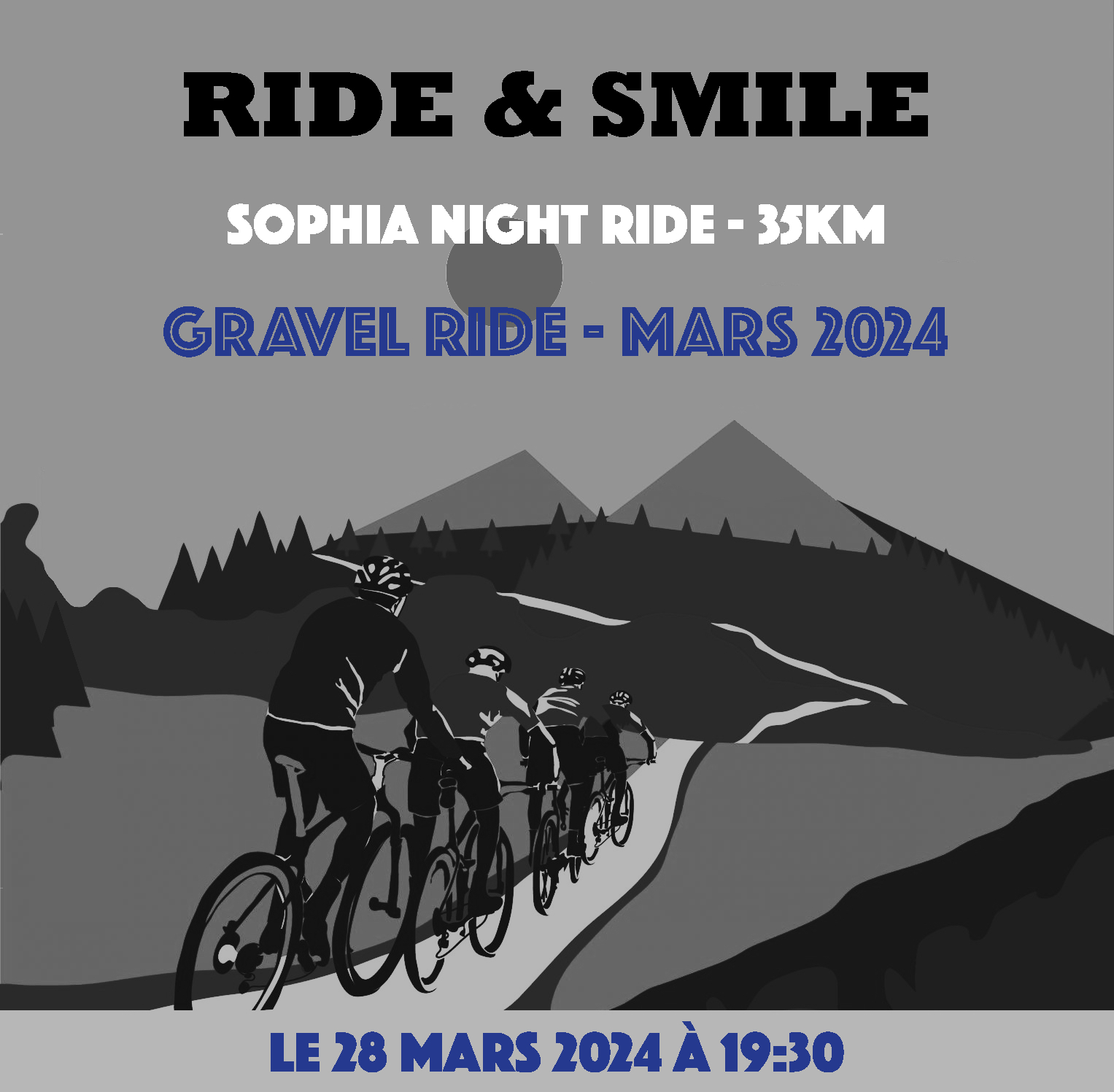 28 mars 2024 – Sophia Night Ride – 34km