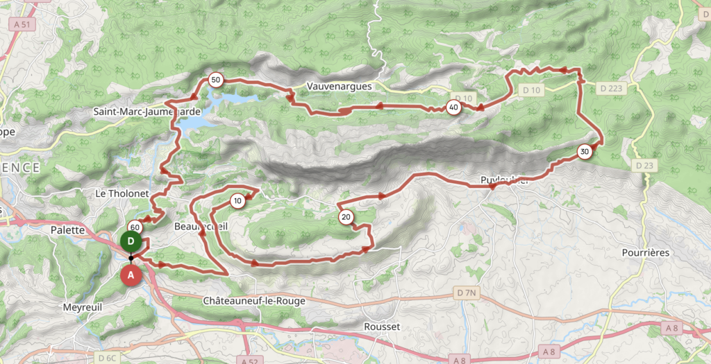 Carte du parcours