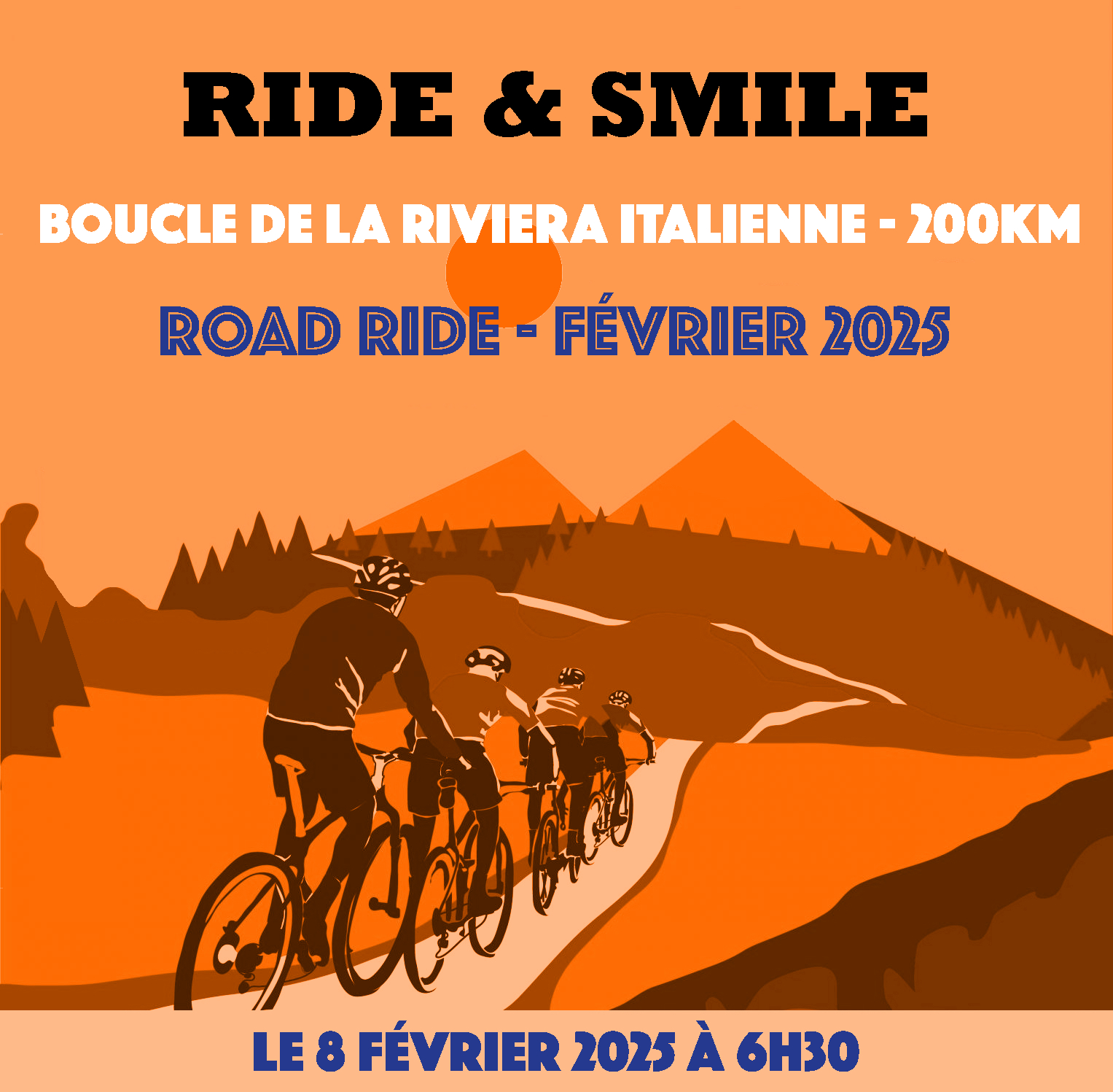 8 février 2025 – Boucle de la Riviera Italienne – 200km