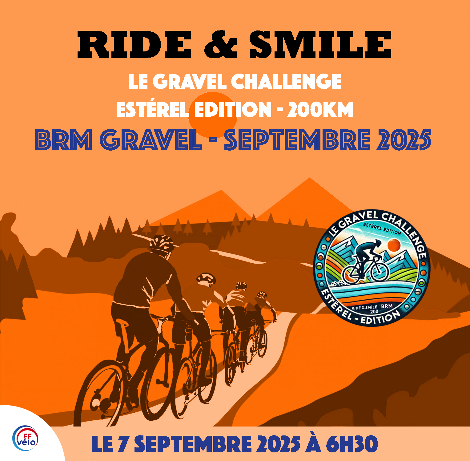 7 Septembre 2025 – BRM – Gravel Challenge – Estérel Edition – 200km