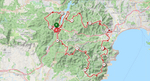 BF 100km - Le Gravel Challenge - Estérel Edition - Carte