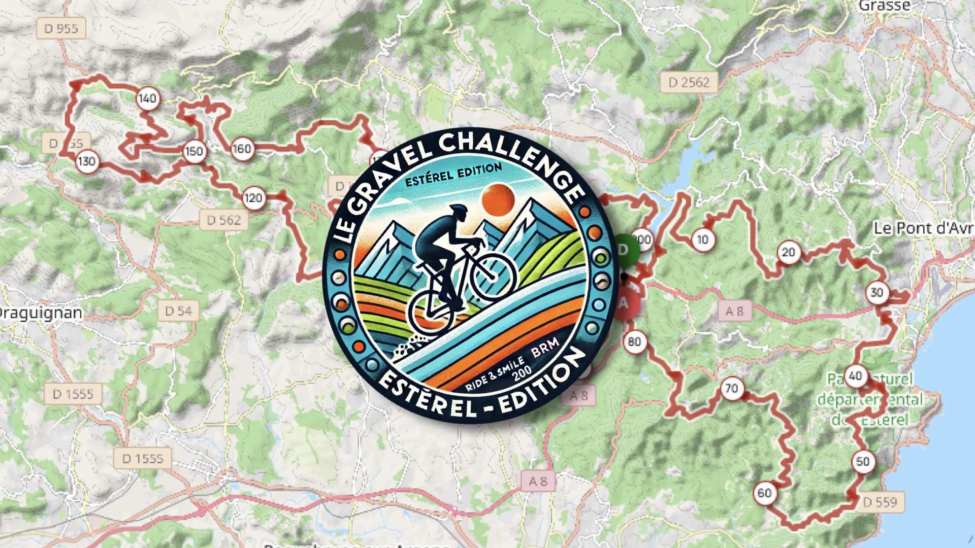 Demande de validation du BRM 200km – Gravel Challenge – Estérel Edition