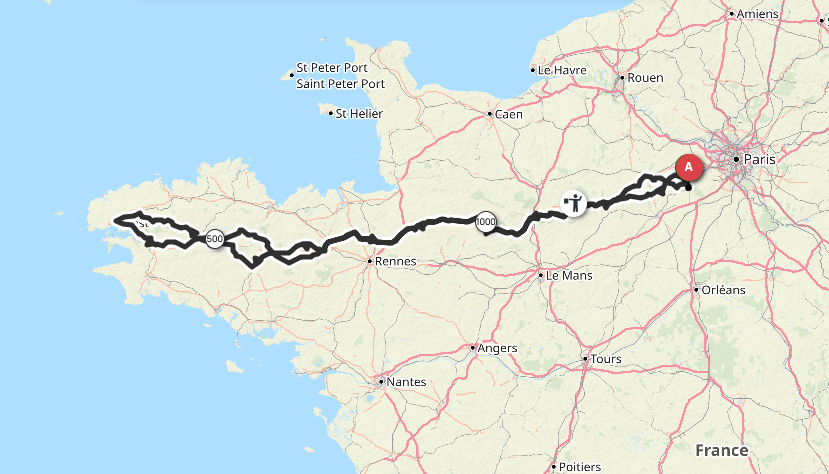 Carte du parcours