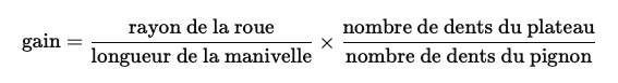 Formule gain