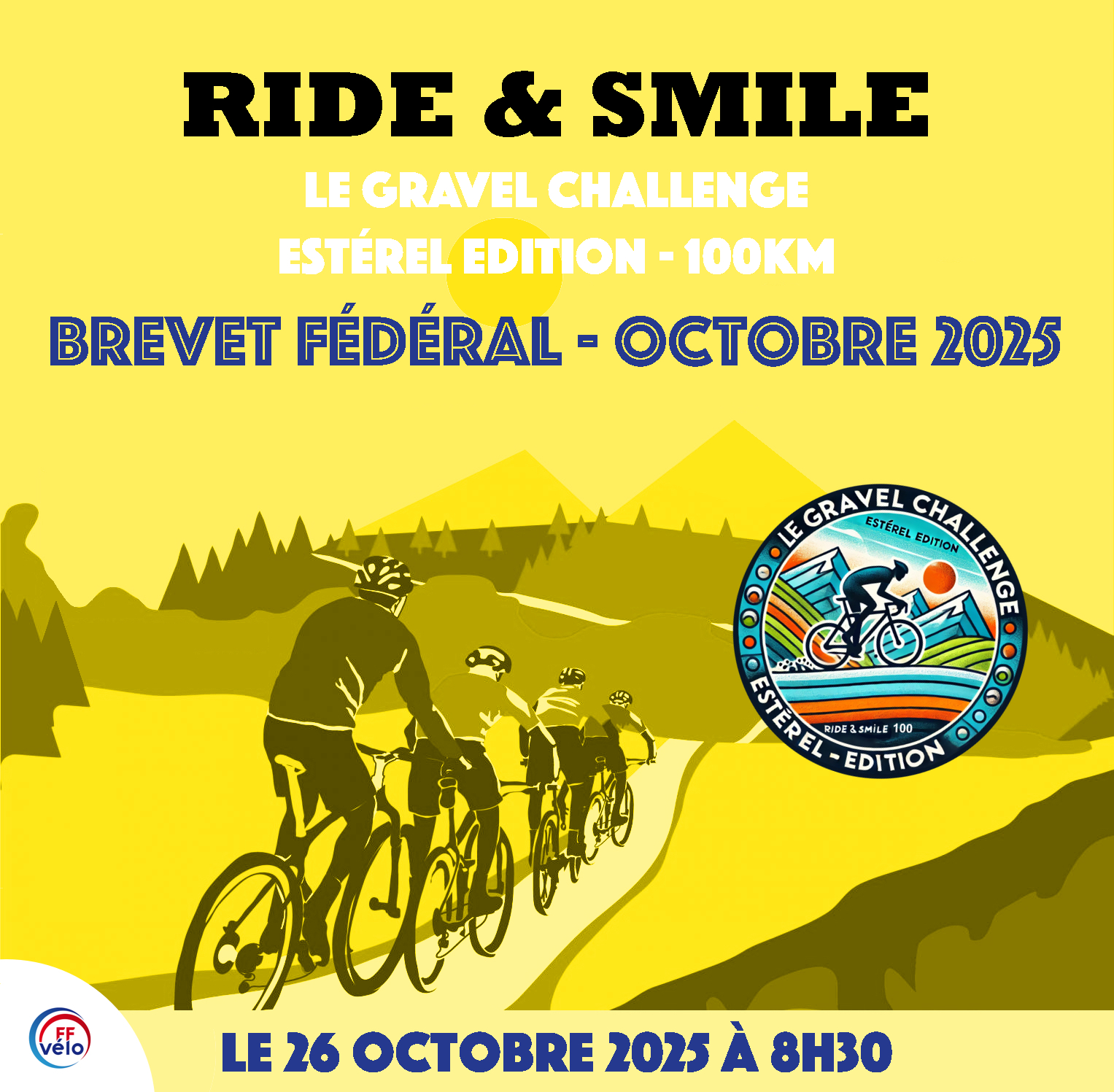26 Octobre 2025 – Brevet Fédéral – Gravel Challenge – Estérel Edition – 100km