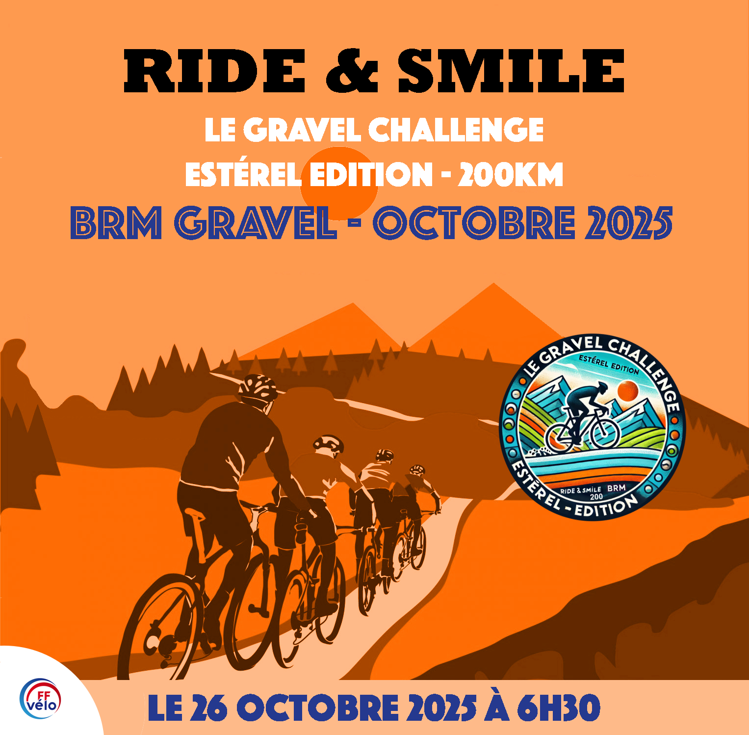 26 Octobre 2025 – BRM – Gravel Challenge – Estérel Edition – 200km
