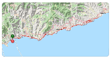 BD 100km - La Boucle de la Riviera Italienne - Parcours
