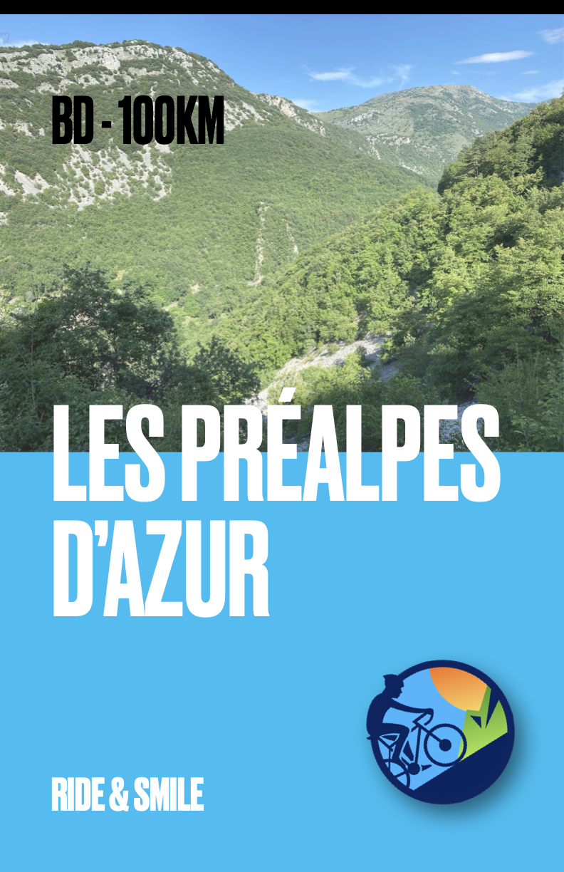 BD 100km - Les Préalpes d'Azur - Roadbook