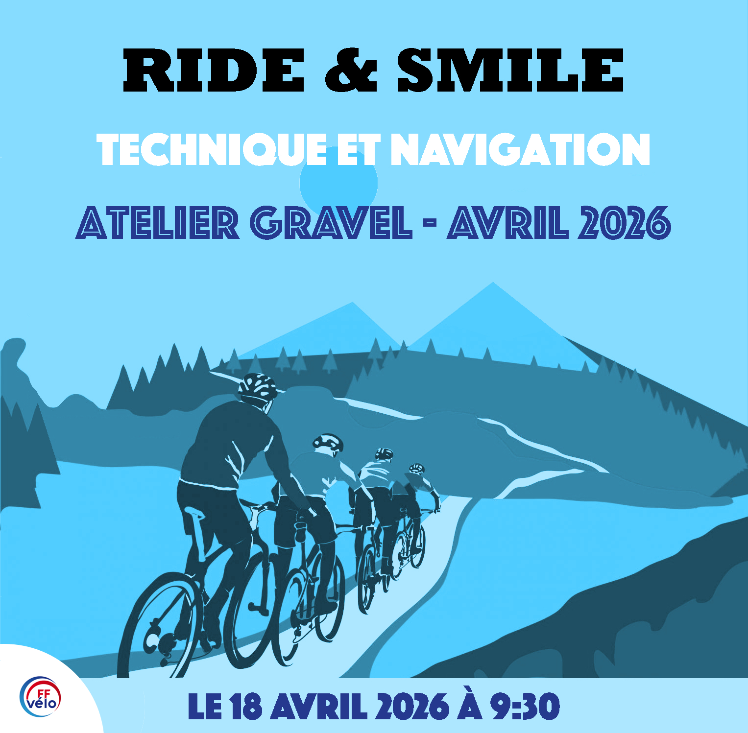 18 avril 2026 – Atelier gravel : Maniabilité et orientation autour de Sophia