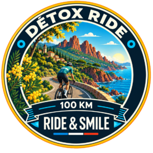 La Détox Ride - Entre mimosa et roches rouges - 100km - Logo